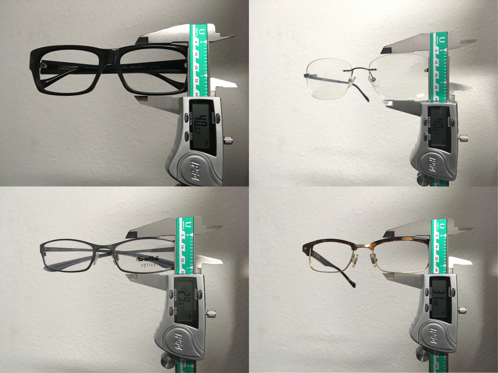 How to measure your eyeglasses when ordering custom clip on sunglasses