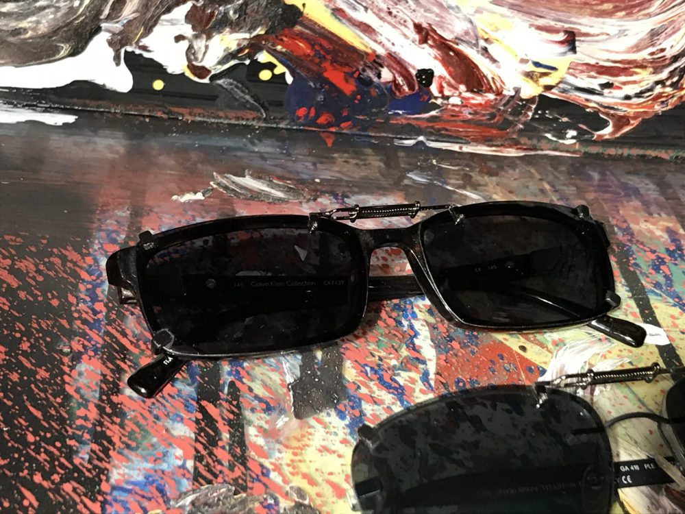 Custom clip on sunglasses for plastic eyeglasses