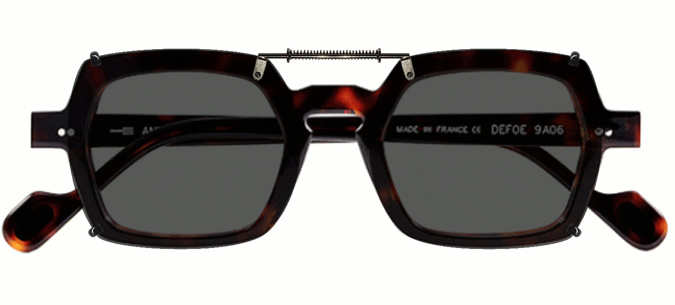 Spring Loaded Clip On Sunglasses For Plastic Eyeglasses