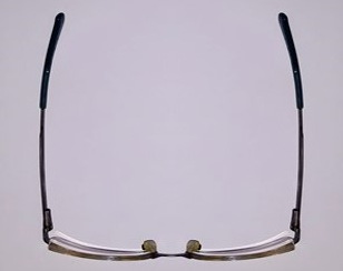 The image of the bottom will be used to set the length of the bottom prongs for the clip on sunglasses