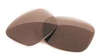Brown lenses for clip on sunglasses