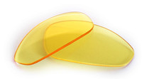 Yellow lenses for clip on sunglasses