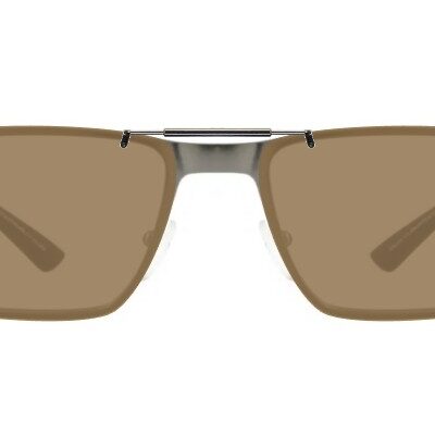 Clip-on sunglasses for Emporio Armani EA1157 with a Spring bridge and Brown | Non Polarized | 15% Light Transmission lenses