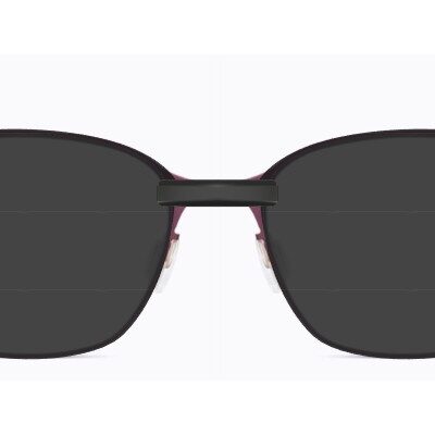 Home 10 Clip-on sunglasses for OVVO 6068 with a Magnetic bridge and Dark Gray | Polarized | 6% Light Transmission lenses