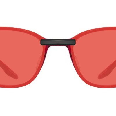 Clip-on sunglasses for Barton Perreira Janeway with a Magnetic bridge and Vermilion | Polarized | 42% Light Transmission | Blue Blocker lenses