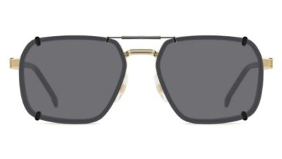 Clip-on sunglasses for Carrera CA1144 with a Spring bridge and Gray | Polarized | 14% Light Transmission lenses