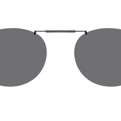 Clip-on sunglasses for Charmant AR16242 with a Spring bridge and Gray | Polarized | 14% Light Transmission lenses