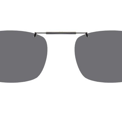Clip-on sunglasses for Charmant CH29137 with a Spring bridge and Gray | Polarized | 14% Light Transmission lenses