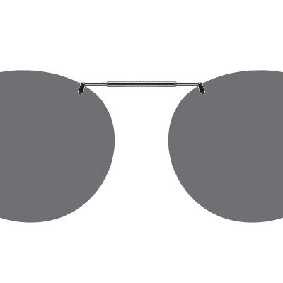 Clip-on sunglasses for Charmant MN 31009 with a Spring bridge and Gray | Polarized | 14% Light Transmission lenses