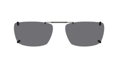 Clip-on sunglasses for Demi + Dash Equinox with a Spring bridge and Gray | Polarized | 14% Light Transmission lenses