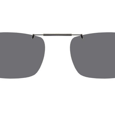 Clip-on sunglasses for Element EL-270 with a Spring bridge and Gray | Polarized | 14% Light Transmission lenses