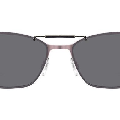 Clip-on sunglasses for Emozioni EM4395 with a Spring bridge and Gray | Polarized | 14% Light Transmission lenses