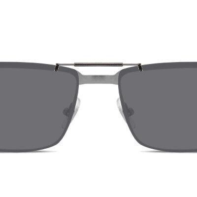 Clip-on sunglasses for Emporio Armani EA1175 with a Spring bridge and Gray | Polarized | 14% Light Transmission lenses