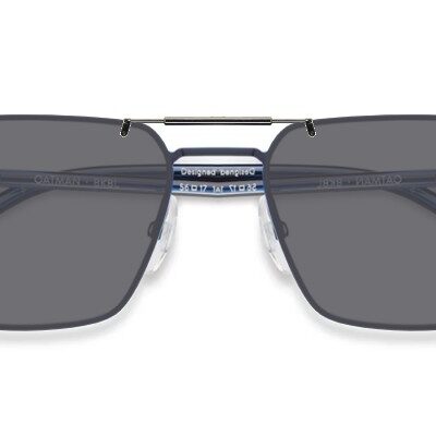 Clip-on sunglasses for Etnia Barcelona Oatman with a Spring bridge and Gray | Polarized | 14% Light Transmission lenses