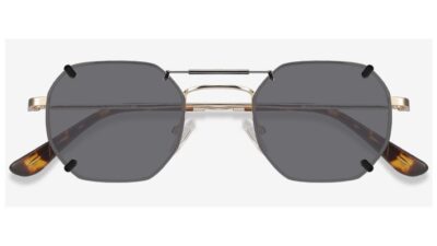 Clip-on sunglasses for Eyebuydirect.com Soar with a Spring bridge and Gray | Polarized | 14% Light Transmission lenses