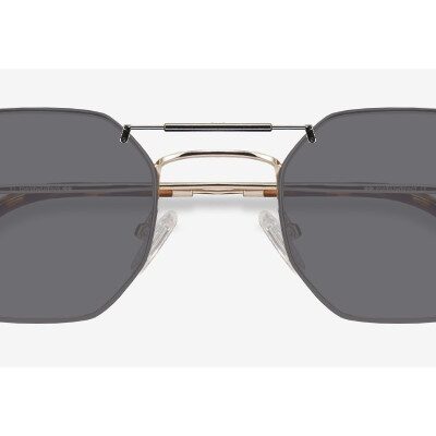 Clip-on sunglasses for Eyebuydirect.com Soar with a Spring bridge and Gray | Polarized | 14% Light Transmission lenses