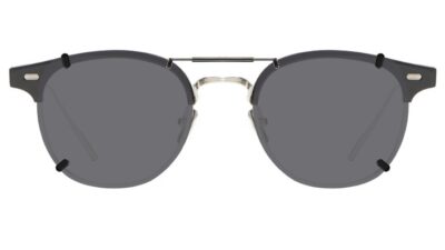 Clip-on sunglasses for Gentle Monster Alio X 01 with a Spring bridge and Gray | Polarized | 14% Light Transmission lenses
