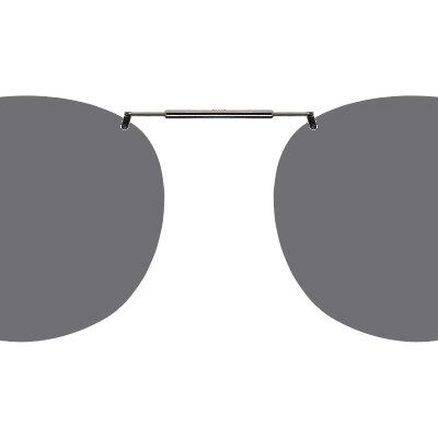 Clip-on sunglasses for J F Rey JF2819 with a Spring bridge and Gray | Polarized | 14% Light Transmission lenses