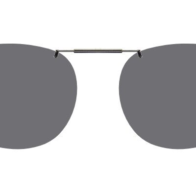 Clip-on sunglasses for Kenzo KZ4182 with a Spring bridge and Gray | Polarized | 14% Light Transmission lenses