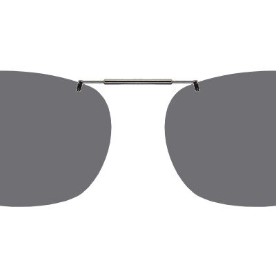 Clip-on sunglasses for Kliik 799 with a Spring bridge and Gray | Polarized | 14% Light Transmission lenses