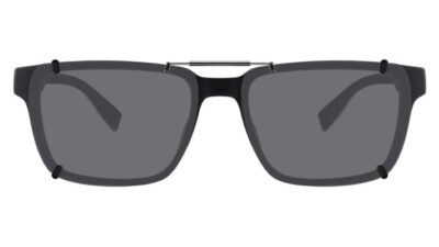 Clip-on sunglasses for Lacoste L2936 with a Spring bridge and Gray | Polarized | 14% Light Transmission lenses