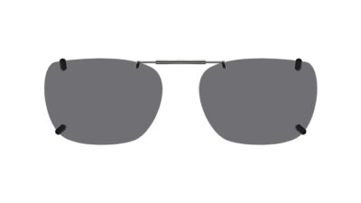 Clip-on sunglasses for Lacoste L3661 with a Spring bridge and Gray | Polarized | 14% Light Transmission lenses