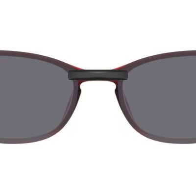 Clip-on sunglasses for Longchamp LO2695 with a Magnetic bridge and Gray | Polarized | 14% Light Transmission lenses