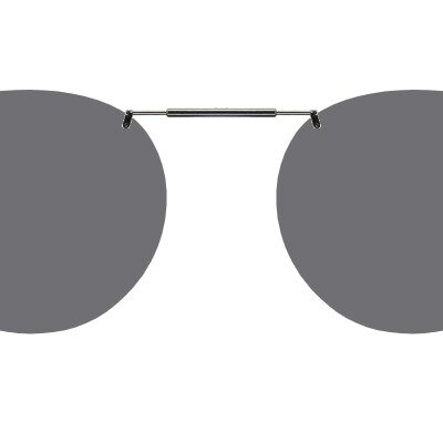 Clip-on sunglasses for Marchon M-4248 with a Spring bridge and Gray | Polarized | 14% Light Transmission lenses