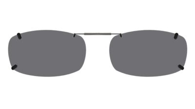 Clip-on sunglasses for Modern Optical Jazz with a Spring bridge and Gray | Polarized | 14% Light Transmission lenses