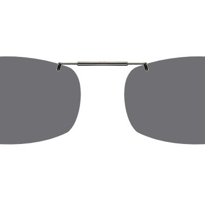 Clip-on sunglasses for Modern Optical Jazz with a Spring bridge and Gray | Polarized | 14% Light Transmission lenses