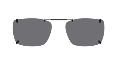 Clip-on sunglasses for Modo 4026 with a Spring bridge and Gray | Polarized | 14% Light Transmission lenses