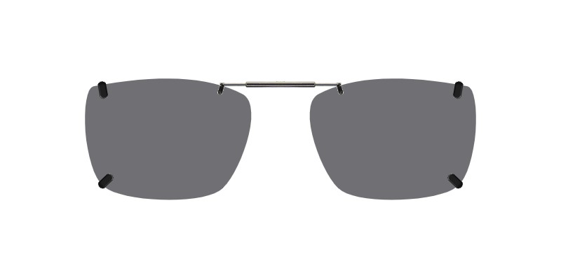 Custom Clip-Ons for Modo 4026 1 Clip-on sunglasses for Modo 4026 with a Spring bridge and Gray | Polarized | 14% Light Transmission lenses