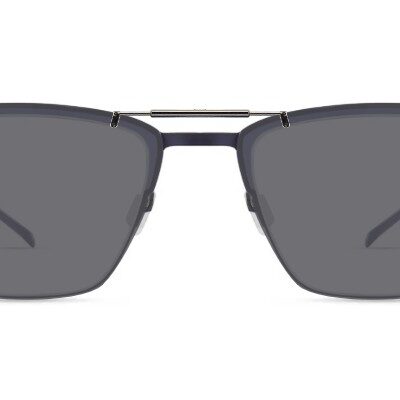 Clip-on sunglasses for Modo 4091 with a Spring bridge and Gray | Polarized | 14% Light Transmission lenses