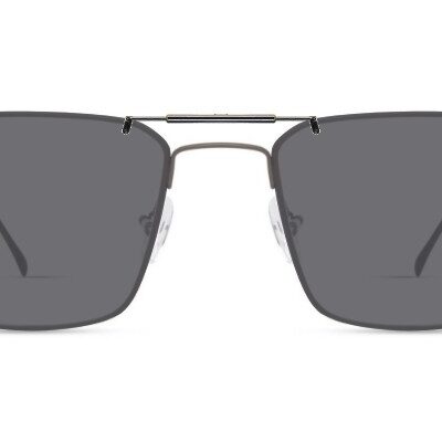 Clip-on sunglasses for Modo 4264S with a Spring bridge and Gray | Polarized | 14% Light Transmission lenses