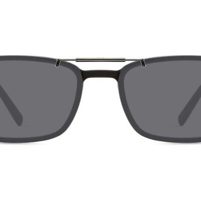 Clip-on sunglasses for Modo 4530 with a Spring bridge and Gray | Polarized | 14% Light Transmission lenses