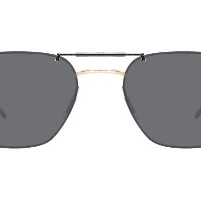 Clip-on sunglasses for Moleskine MO9003 with a Spring bridge and Gray | Polarized | 14% Light Transmission lenses