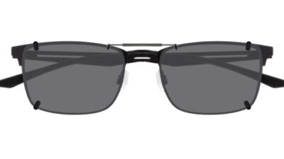 Clip-on sunglasses for Nike 4314 with a Spring bridge and Gray | Polarized | 14% Light Transmission lenses
