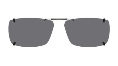 Clip-on sunglasses for Nike 4315 with a Spring bridge and Gray | Polarized | 14% Light Transmission lenses