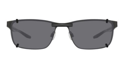 Clip-on sunglasses for Nike 8130 with a Magnetic bridge and Gray | Polarized | 14% Light Transmission lenses