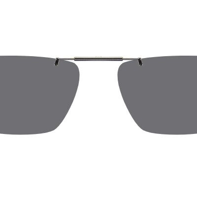Clip-on sunglasses for Nike 8138 with a Spring bridge and Gray | Polarized | 14% Light Transmission lenses