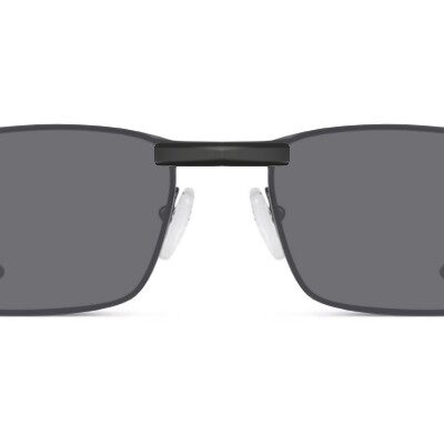 Clip-on sunglasses for Oakley OX3227 with a Magnetic bridge and Gray | Polarized | 14% Light Transmission lenses