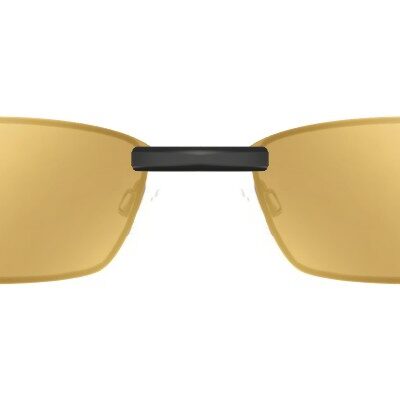 Clip-on sunglasses for Oakley OX5071 with a Magnetic bridge and Gold Mirror | Brown Base | Polarized | 11% Light Transmission lenses