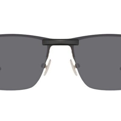 Clip-on sunglasses for Oakley OX5140 with a Magnetic bridge and Gray | Polarized | 14% Light Transmission lenses