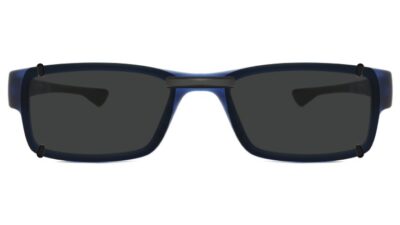 Clip-on sunglasses for Oakley OX8046 with a Magnetic bridge and Dark Gray | Polarized | 6% Light Transmission lenses