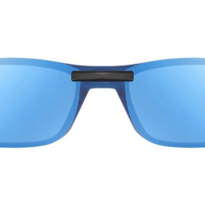 Clip-on sunglasses for Oakley OX8081 with a Magnetic bridge and Blue Mirror | Gray Base | Polarized | 13% Light Transmission lenses