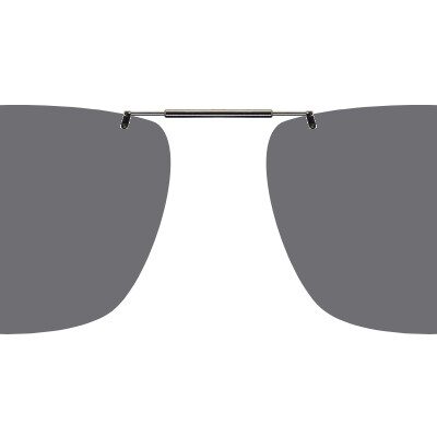 Clip-on sunglasses for One true pair OTP-191 with a Spring bridge and Gray | Polarized | 14% Light Transmission lenses