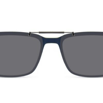 Clip-on sunglasses for Orgreen Cheek To Cheek with a Spring bridge and Gray | Polarized | 14% Light Transmission lenses