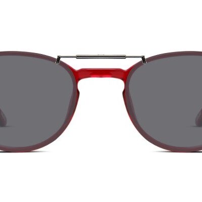 Clip-on sunglasses for Ottoto Weston with a Spring bridge and Gray | Polarized | 14% Light Transmission lenses