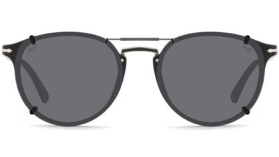 Clip-on sunglasses for Persol PO3210S with a Spring bridge and Gray | Polarized | 14% Light Transmission lenses
