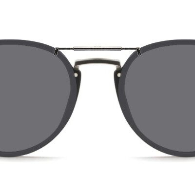 Clip-on sunglasses for Persol PO3210S with a Spring bridge and Gray | Polarized | 14% Light Transmission lenses